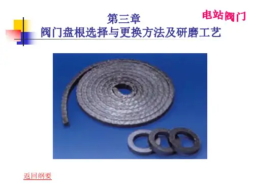 阀门盘根选择与更换方法及研磨工艺