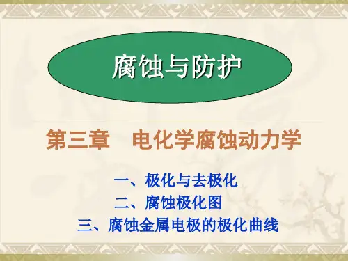 第三章  电化学腐蚀动力学