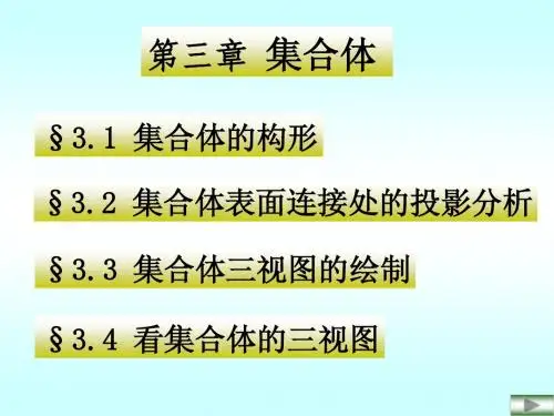 第三章  集合体