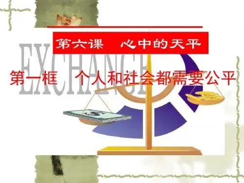 个人和社会需要公平课件.ppt