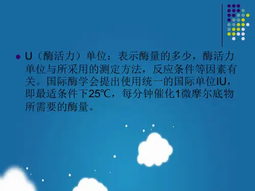 酶活力及酶课件.ppt