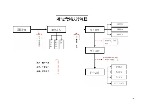 活动项目执行流程图经典