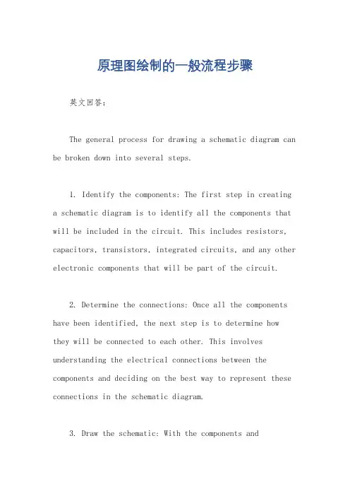 原理图绘制的一般流程步骤