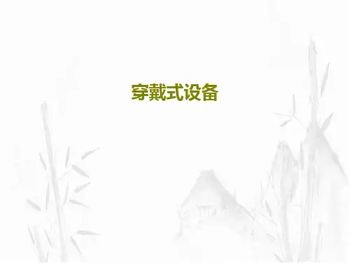 穿戴式设备38页PPT