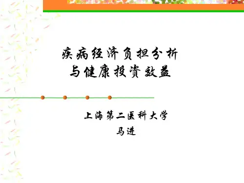 疾病经济负担分析