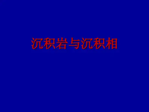 沉积岩沉积相01第一章绪论