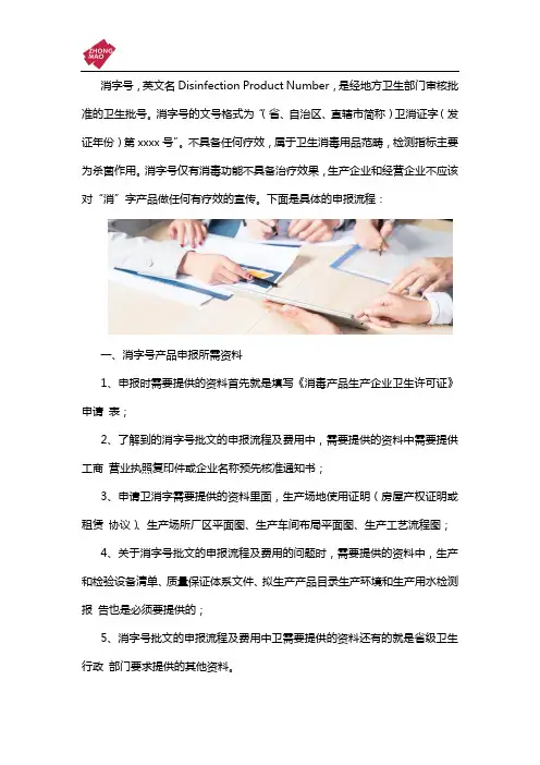 消字号申报流程