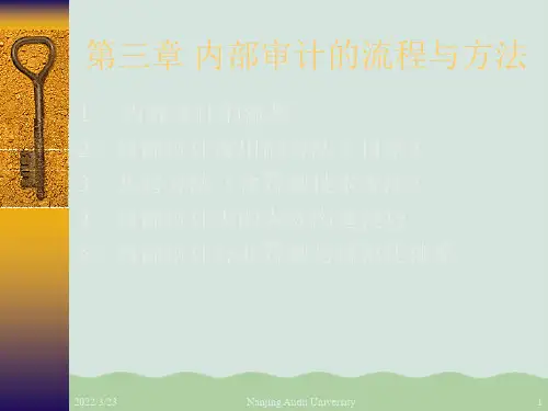 内部审计的流程及其方法PPT(共25页)