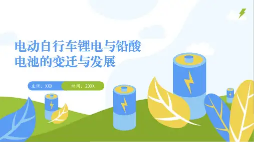 电动自行车锂电与铅酸电池发展精讲课件PPT