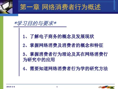 网络消费者行为概述(PPT41页)