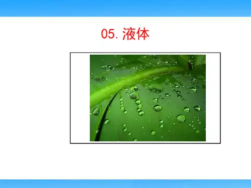 液体(高中物理教学课件)