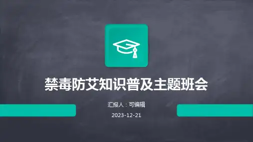 禁毒防艾知识普及主题班会