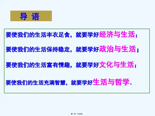 《哲学与生活》PPT课件