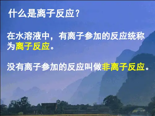 电解质概念及其分类PPT通用课件.ppt
