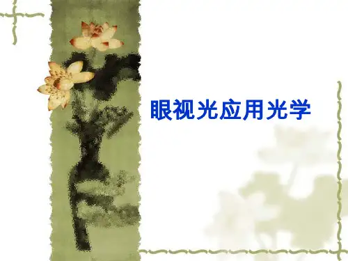 第一讲(光的相干性及干涉)课件