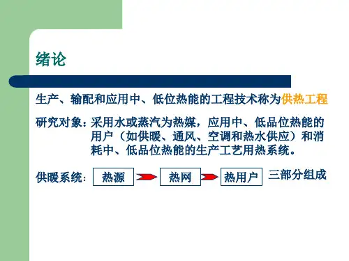 供热工程全套课件