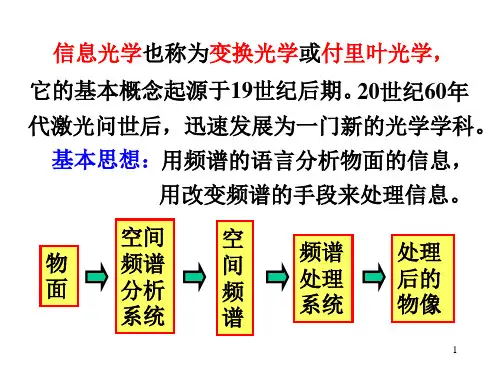 理学波光光信息处理概述