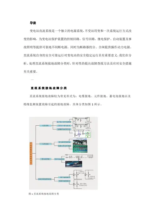 变电站直流系统接地故障及应对安全措施