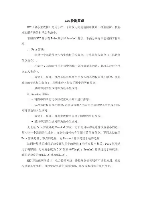 mst检测原理