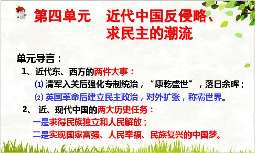 岳麓版《鸦片战争》ppt课堂课件