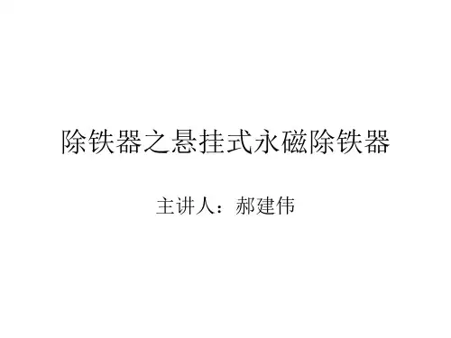 除铁器之悬挂式永磁除铁器