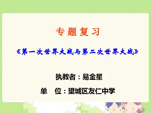 第一次世界大战与第二次世界大战