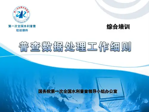 1普查数据处理工作细则