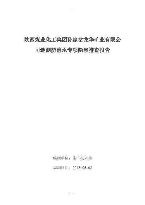 隐患排查报告分析