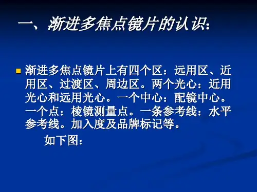 浅谈渐进多焦眼镜的验配