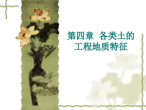工程地质学_第4章 各类土的工程地质特征