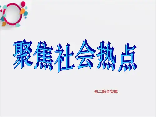《聚焦社会热点》PPT课件
