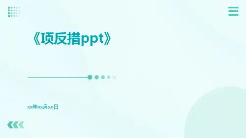 项反措ppt