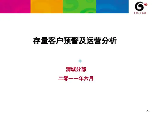 存量客户分析报告