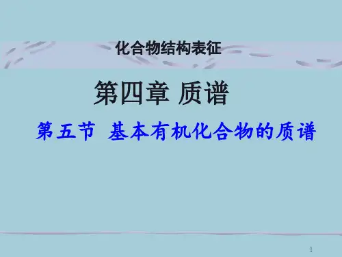 质 谱(第五六节)