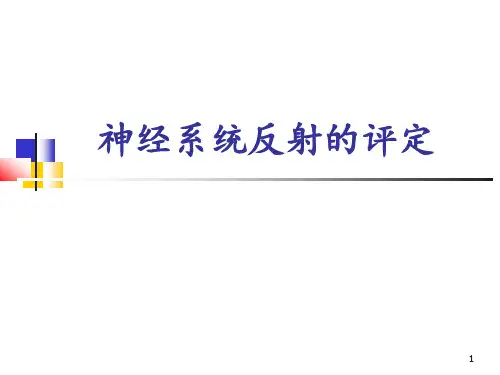 神经系统反射的评定 ppt课件