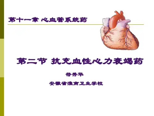 抗充血性心力衰竭药- PPT课件
