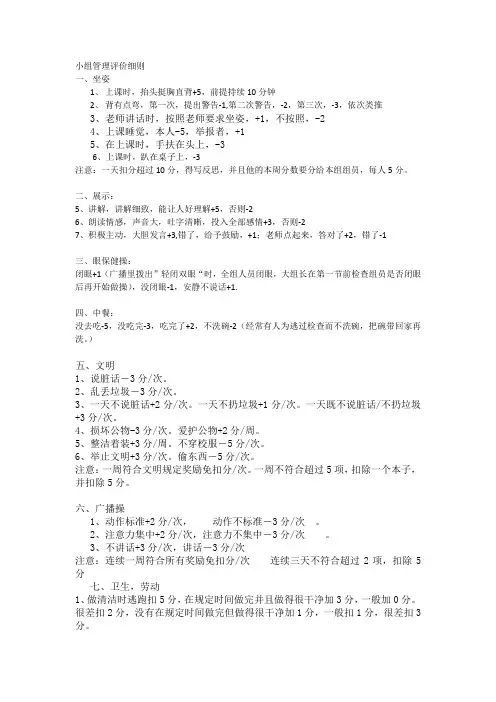 班小组管理评价细则[1]