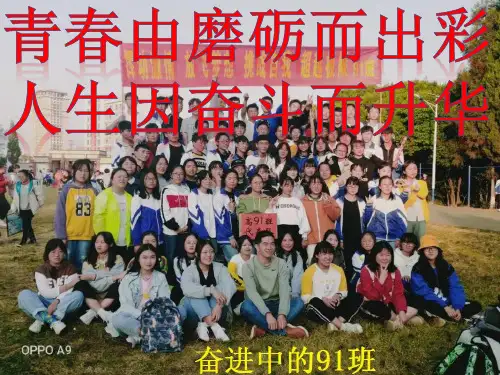 青春奋斗主题班会