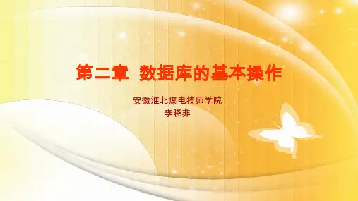 VFoxpro 6.0教案(中职)第二章