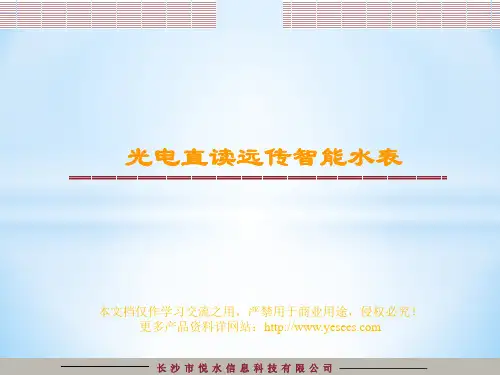 光电远传水表演示