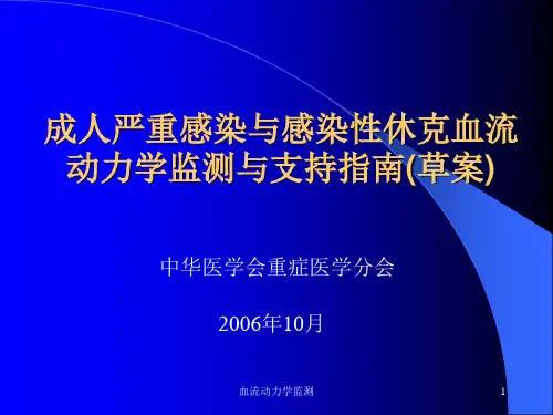 血流动力学监测ppt课件