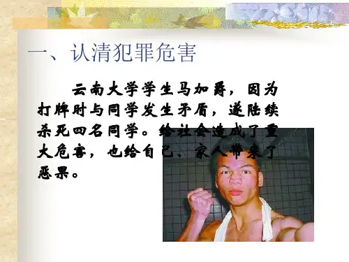 七年级政治防患于未然1新课标人教版精品PPT课件