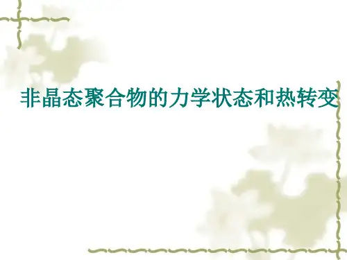 第五章 聚合物的非晶态2