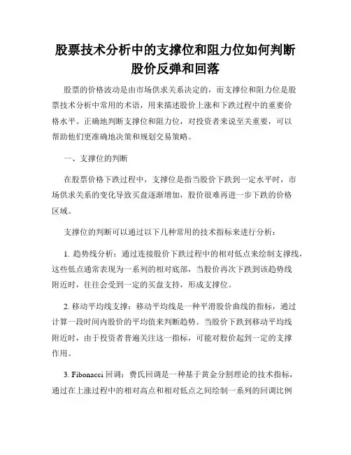 股票技术分析中的支撑位和阻力位如何判断股价反弹和回落