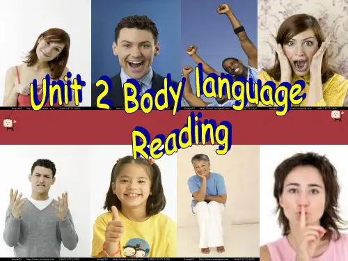 牛津深圳版八年级英语下册《Unit 2 Body language》课件：Reading