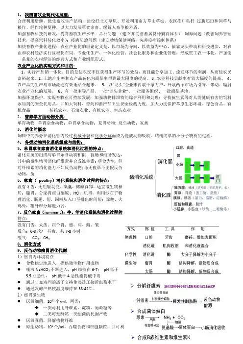 畜牧学通论资料