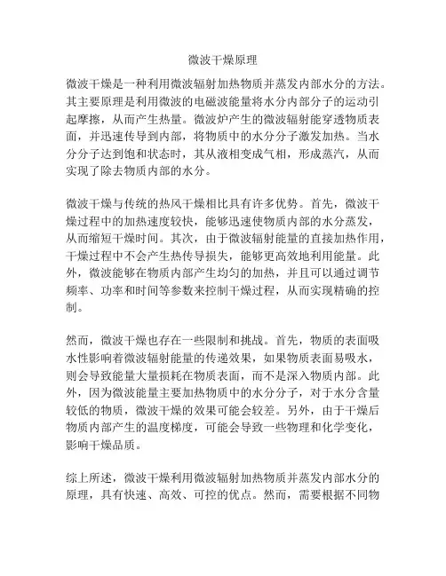 微波干燥原理