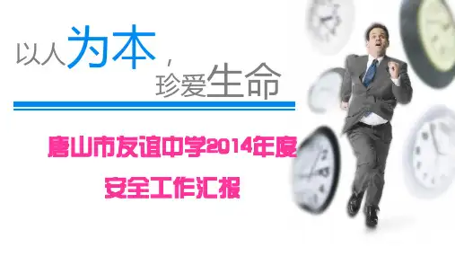 唐山市友谊中学2014年度安全工作汇报