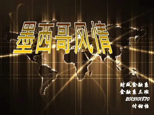 墨西哥美食介绍PPT课件