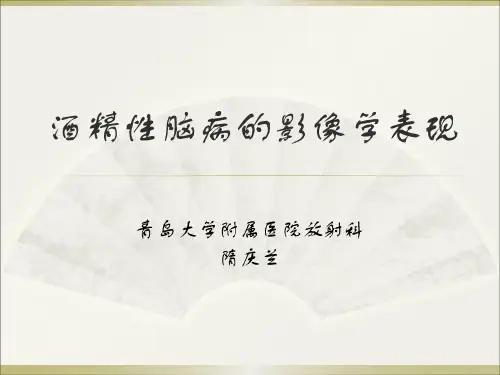 隋庆兰教授-酒精性脑病